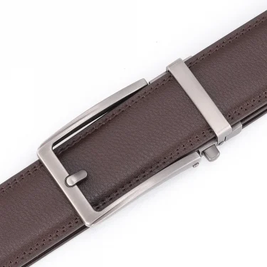 Unisex Click Belts for Men Luxury Brand Designer Fashion Automatic Buckle Genuine Leather Men's Belt Male Jeans Waist Strap Blue 6