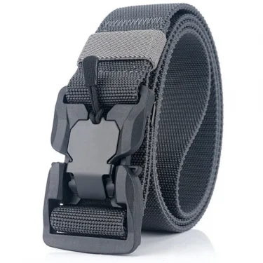 Genuine Tactical Belt Quick Release Magnetic Buckle Belt Soft Real Nylon Sports Accessories men and women belt 1