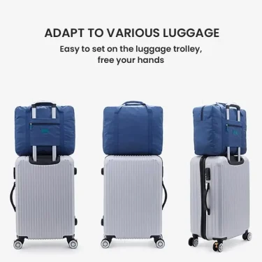 Fashion Travel Duffel Bag Lightweight Foldable for Women and Men Tote Carry On Luggage Weekender Overnight 3