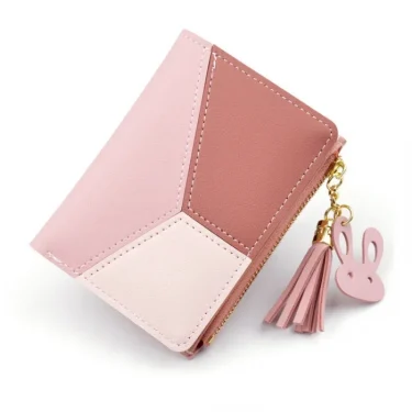 Women's Wallet PU Leather Women's Wallet Made of Leather Women Purses Card Holder Foldable Portable Lady Coin Purses 1