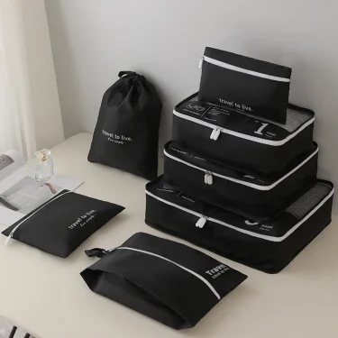 7Pcs/Set Travel Bags New Large Capacity Storage Organizer Suitcase Packing for Portable Clothes Underwear Cosmetic Travel Bag 5