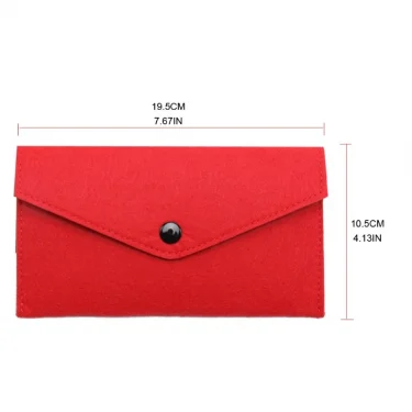 Felt Coin Purse Wallet Bag Change for Key Card Holder Credit Card Holde 6