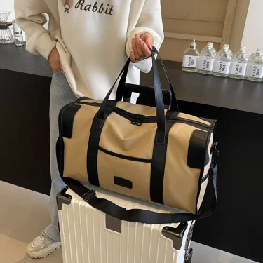 Large-Capacity Travel Bag for Short-Distance Business Trips, Lightweight Storage Bag, Luggage Bag, Fitness Bag, Single Shoulder 5