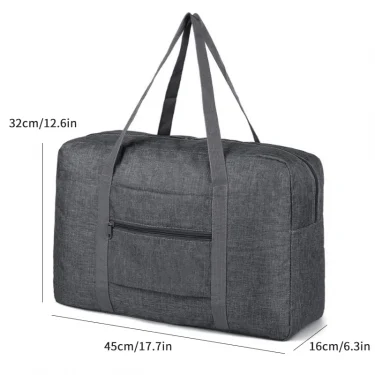 TINYAT Large Capacity Multicolor Women's Polyester Handbag Lightweight and Durable Foldable Travel Bag for Outdoor Travel. 2