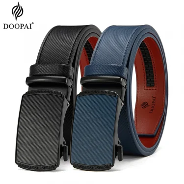 125cm Men Belts Leather Waist Strap Male Automatic Buckle Waistband Mens High Quality Girdle Belts for Women Men Gifts 1