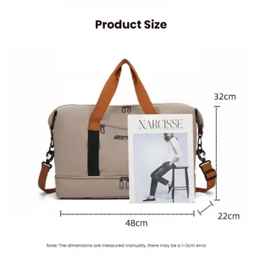Large Capacity Fitness Bag Travel Storage Bag Clothing Storage Bag Short Distance Luggage Bag Anti Sailor Bag 2