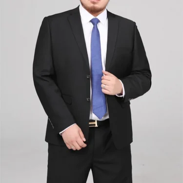 Men's M-10XL Spring New Wedding Fashion Handsome Suit Business Cargo Trousers plus Size Two Sets Fat Friendly Clothing 1