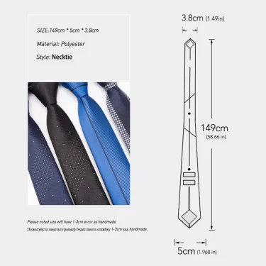 Mens Ties Luxurious Slim Necktie Stripe Tie for Men Business Wedding Jacquard Tie Male Dress Shirt Fashion Bowtie Gift Gravata 6
