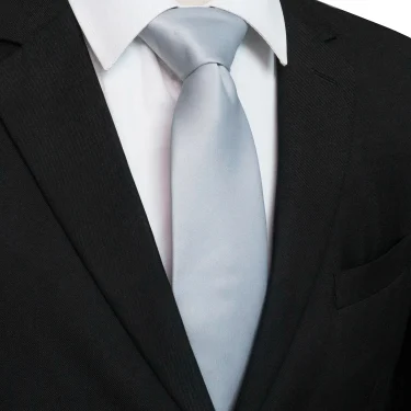 KAMBERFT Classic New 8cm ties Men's Solid Color Necktie pink Red yellow Satin Ties For Man Business Wedding Party Tie Gift 3
