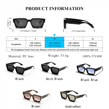 Ruiao Retro Black Millionaire Shades Luxury Sunglasses 2025 For Men Designer Famous Brand Square Sun Glasses Man Women Sunglass 5