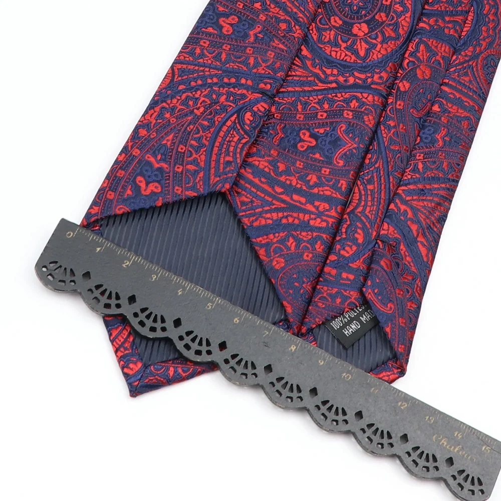 Novelty Paisley Ties Men's Fashion Tie 8 cm Necktie Neck Tie For Business Wedding Floral Bowtie Groom Neck Tie Cravat Gifts 2