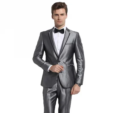 Men's Casual Blazer Notch Lapel for Uniform Wedding Party Jacket and pants tuxedos men suits wedding prom suits 1