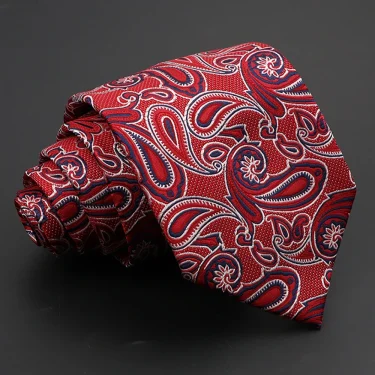 Novelty Paisley Ties Men's Fashion Tie 8 cm Necktie Neck Tie For Business Wedding Floral Bowtie Groom Neck Tie Cravat Gifts 3