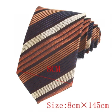 New Striped Ties For Men Women Fashion 8 cm Width Groom Neck Tie Green Tie Man Stripe Necktie For Wedding Business Gravata 3