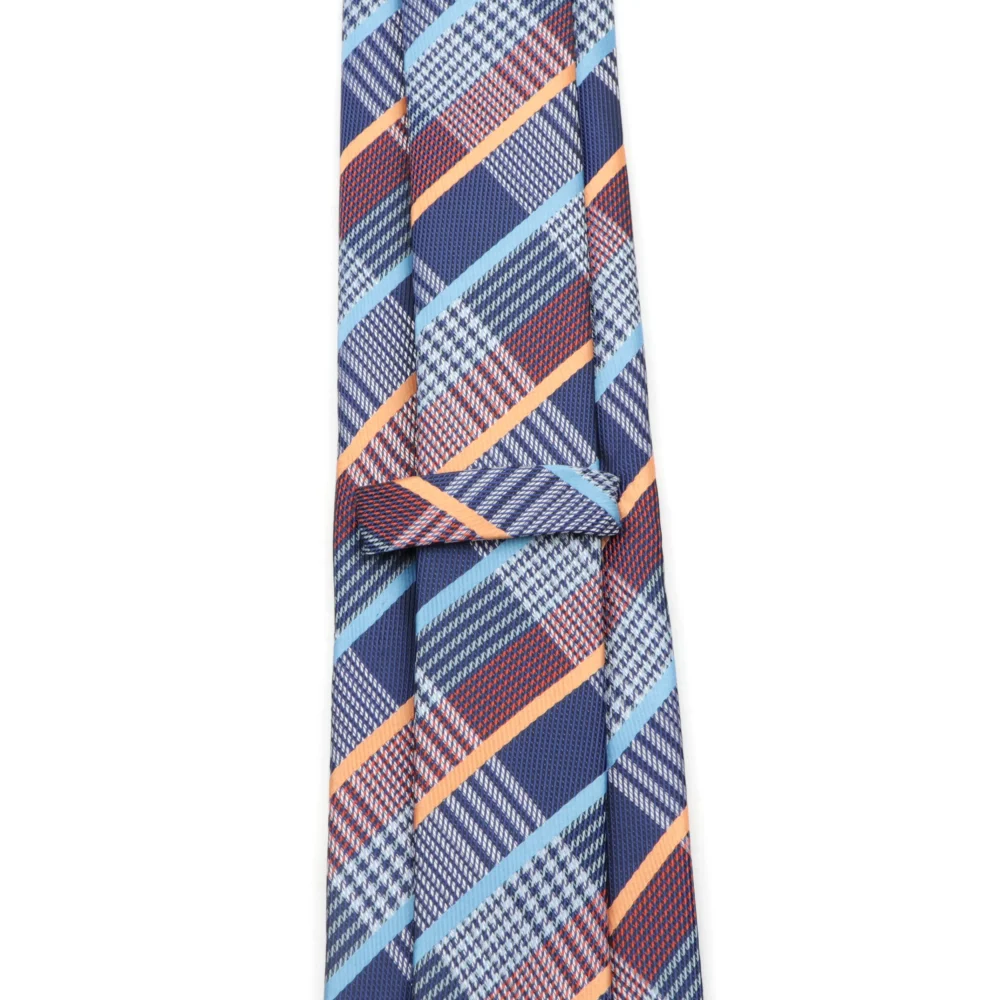 New Men's Tie Classic Solid Color Stripe Flower Floral 8cm Jacquard Necktie Accessories Daily Wear Cravat Wedding Party Gift 5