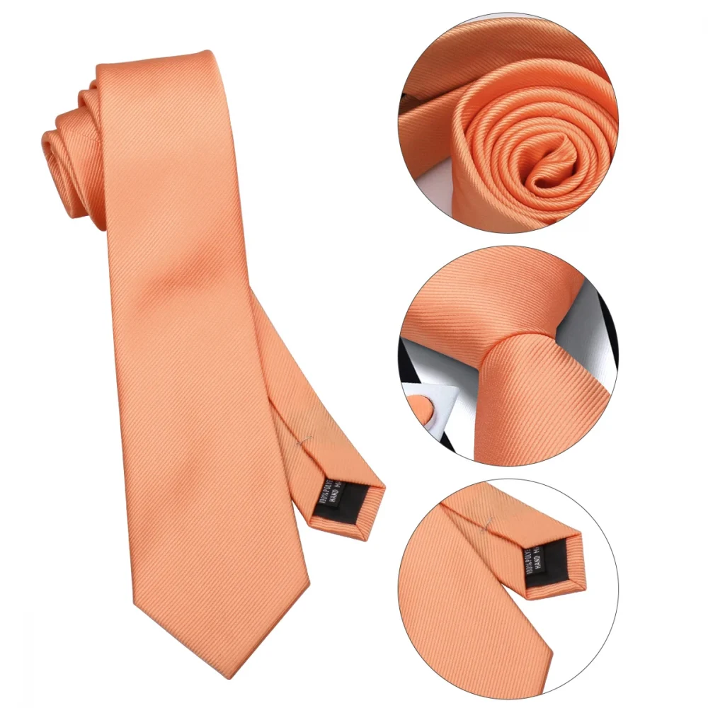 Solid Tie 7.5cm Necktie For Men Fashion Wedding Ties Slim Blue Red Classic Neckties Mens Business Necktie Classic Gravats 3