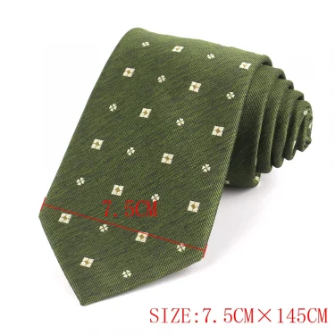 New Green Pattern Ties Casual Skinny Necktie For Party Boys Girls Neck Tie Wedding Necktie For Groom Neck Wear For Men Gravata 3