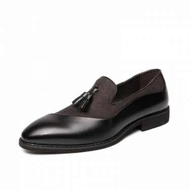 Fashion Business Dress Men's Shoes Classic Leather Men Suits Shoes Slip-On Oxfords Shoes Party tassel designer shoes 4