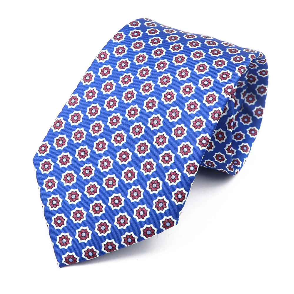 New Design Bohemian Style Necktie For Men Silk Touch Soft Blue Red Yellow Necktie Fit Wedding Party Business Office Accessory 3