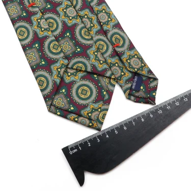 New Design Bohemian Style Necktie For Men Silk Touch Soft Blue Red Yellow Necktie Fit Wedding Party Business Office Accessory 2