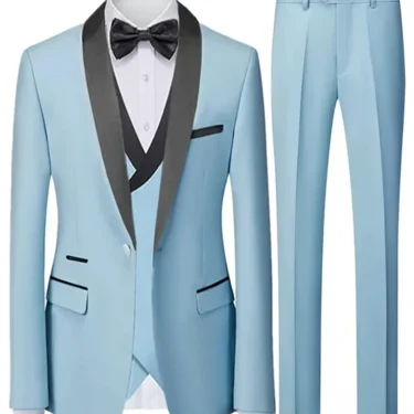 3 Pieces Set Blazers Jacket Vest Pants / Fashion Men Casual High Quality Business Slim Groom Wedding Formal Suit Coat Trousers 5