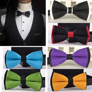 Bowtie men formal necktie commercial wedding butterfly male marriage bow ties for business Dress Shirt gift white shirt 1