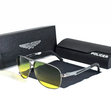 Luxury brands Policer Sunglasses for Men Polarized Sun Glasses Travel Eyewears Classic Pilot Goggle with UV 400 Protection 4