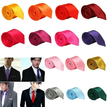 MEN ADULT 8cm Tie Solid NEW Ties Neck neckwear Party Neckties Color Accessories Cravat Krawatte Fashion Wholesale Shirt AA117 3