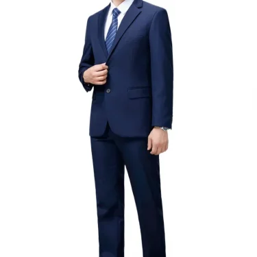 Suit S-8XL (Blazer+ Trousers) Men's Fashion Business Plus Size Gentleman's Casual Shirt for Work Slim-fit Wedding Formal Suit 5