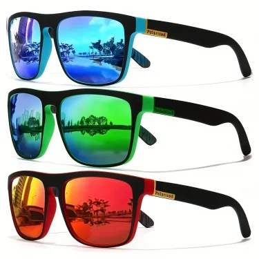 Fashion Vintage Square Polarized Sunglasses Men Women Driving Fishing Luxury Brand Designer Sun Glasses Driver's Eyewear UV400 1