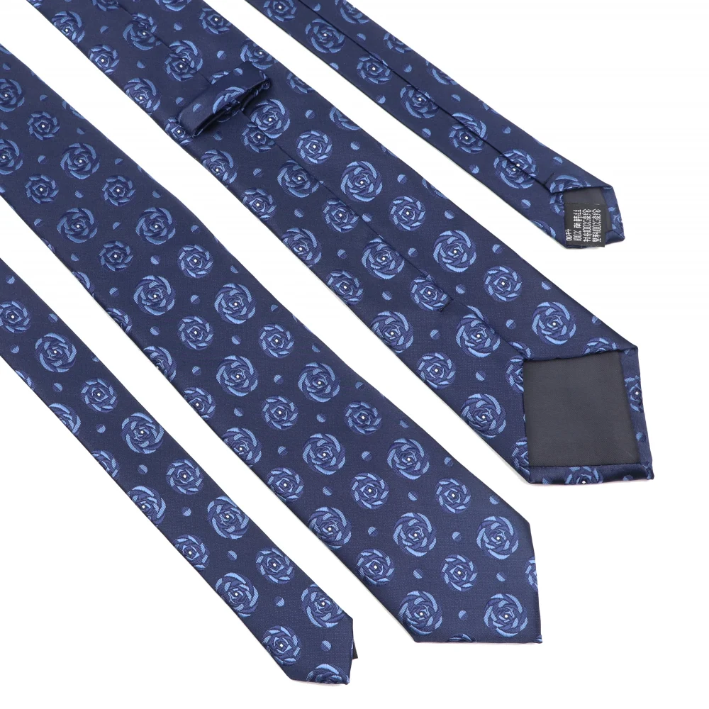 Classic Blue Red Gray Men's Tie Business Formal Wedding 8cm Necktie Jacquard Woven Cravat Fashion Shirt Dress Daily Accessories 4