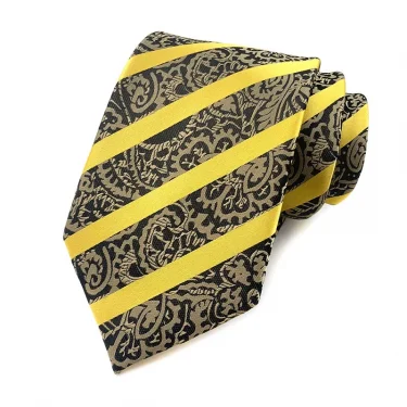 Fashion Men's Classic Stripes Plaid Tie Luxury 8cm Jacquard Neck Tie Necktie For Men Business Wedding Party Daily Wear Accessory 6