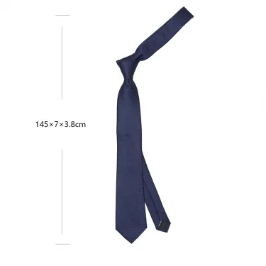 Tie Gravatas Fashion Jacquard Woven 7 Cm Necktie Wedding Accessories Dark Blue Man Stripe Fit Group Party Office Dropshipping 2