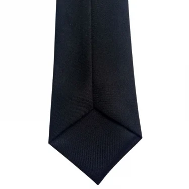 Men Women Simple Clip on Tie Uniform Plain Solid Color Pre-Tied Party Necktie 5