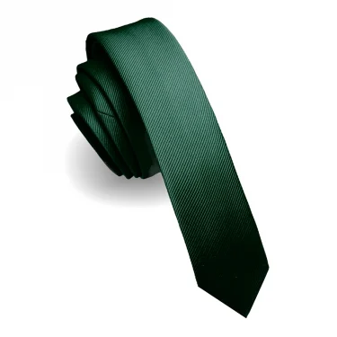 KAMBERFT Fashion Casual 4cm Slim Silk Tie Solid Color Black Red Ties Handmade Men Woven Skinny Necktie For Wedding Party 5