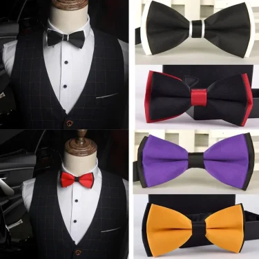 Bowtie men formal necktie commercial wedding butterfly male marriage bow ties for business Dress Shirt gift white shirt 5
