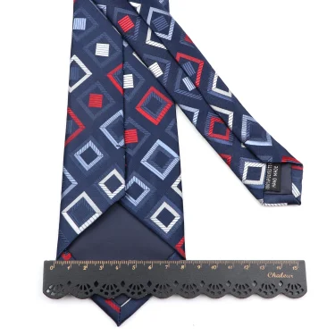 New Men's Classic Luxury Tie 8cm Striped Paisley Plaid All-Match Jacquard Necktie For Business Wedding Prom Daily Wear Accessory 6