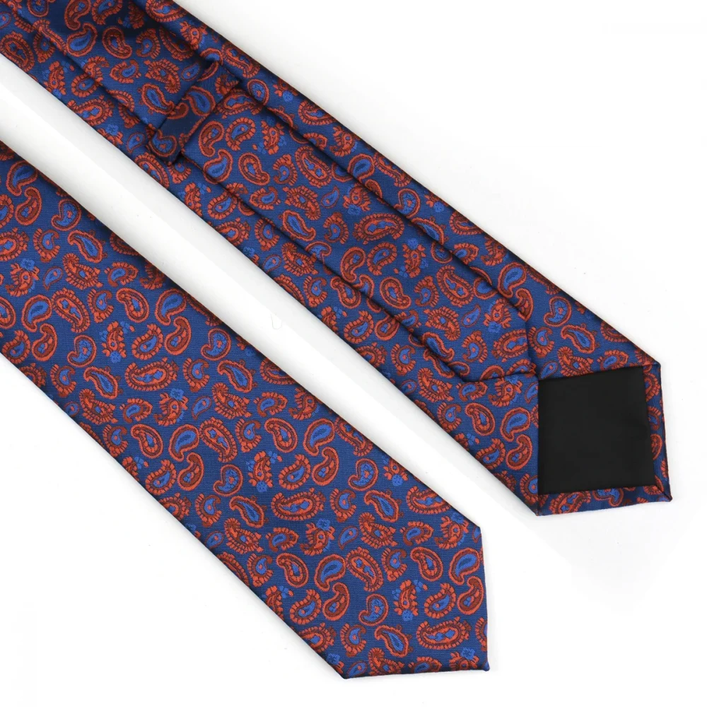 Luxury Tie Set For Men Wedding Gift Box Business Party Fashion Men Tie Set Paisley Handchief Cufflink Tie-Clip Suit Gift For Man 3
