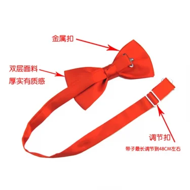 Classic Men Bowtie Boys Grils Children Bow Tie Fashion Solid Color Green Red Black White Green Wedding Ties Accessories 4
