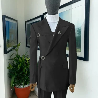 New In Suits & Blazers Wedding Dresses Groom Suit For Men Costume Homme Fashion Formal Tuxedo Clothing Elegant Man Suit 2