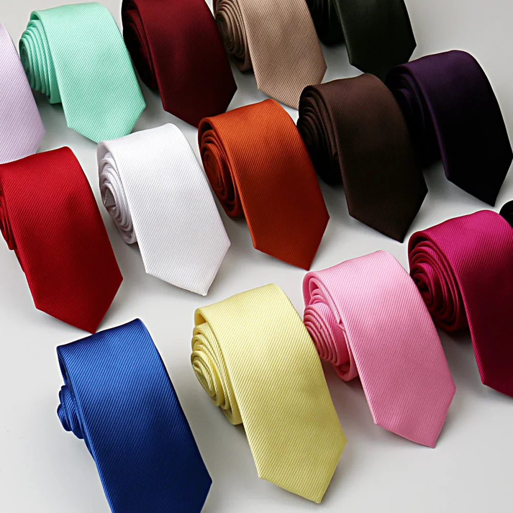 Novelty Luxury Elegant 6cm Neck ties Solid Color Waterproof Tie Bussiness Wedding Party Gifts For Men Classic Suit Accessories 1