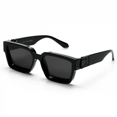 Ruiao Retro Black Millionaire Shades Luxury Sunglasses 2025 For Men Designer Famous Brand Square Sun Glasses Man Women Sunglass 2