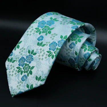 EASTEPIC 8 cm New Fashion Purple Floral Tie Men in Casual Clothes Elegant Accessory Quality Neckwear Wedding Party Flower Leaf 6