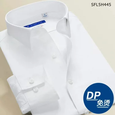 Smart Five Round Collar Dress Shirts Men Slim Fit Long Sleeve Cotton Striped Shirts Man White Office Formal shirt 1