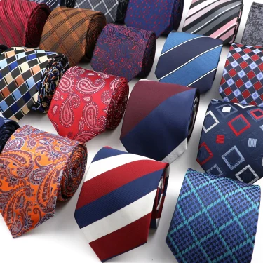 New Men's Classic Luxury Tie 8cm Striped Paisley Plaid All-Match Jacquard Necktie For Business Wedding Prom Daily Wear Accessory 1