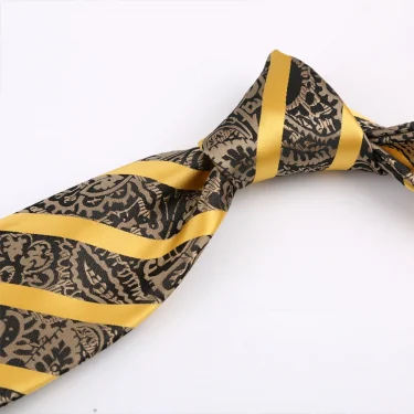 Fashion Men's Classic Stripes Plaid Tie Luxury 8cm Jacquard Neck Tie Necktie For Men Business Wedding Party Daily Wear Accessory 5