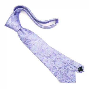 EASTEPIC 8 cm New Fashion Purple Floral Tie Men in Casual Clothes Elegant Accessory Quality Neckwear Wedding Party Flower Leaf 2