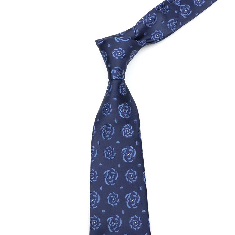Classic Blue Red Gray Men's Tie Business Formal Wedding 8cm Necktie Jacquard Woven Cravat Fashion Shirt Dress Daily Accessories 5