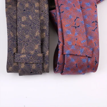 Luxury 8CM Mens Tie Necktie Floral Paisley Ties For Man Groom Jacquard Woven Neck Tie For Business Wedding Party 2