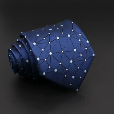 Classic Blue Red Gray Men's Tie Business Formal Wedding 8cm Necktie Jacquard Woven Cravat Fashion Shirt Dress Daily Accessories 6